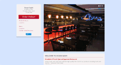 Desktop Screenshot of oceansushisi.com
